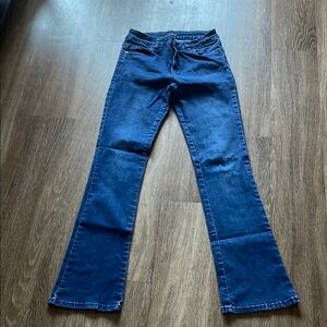 Fashion Nova Dark Blue Flare Jeans